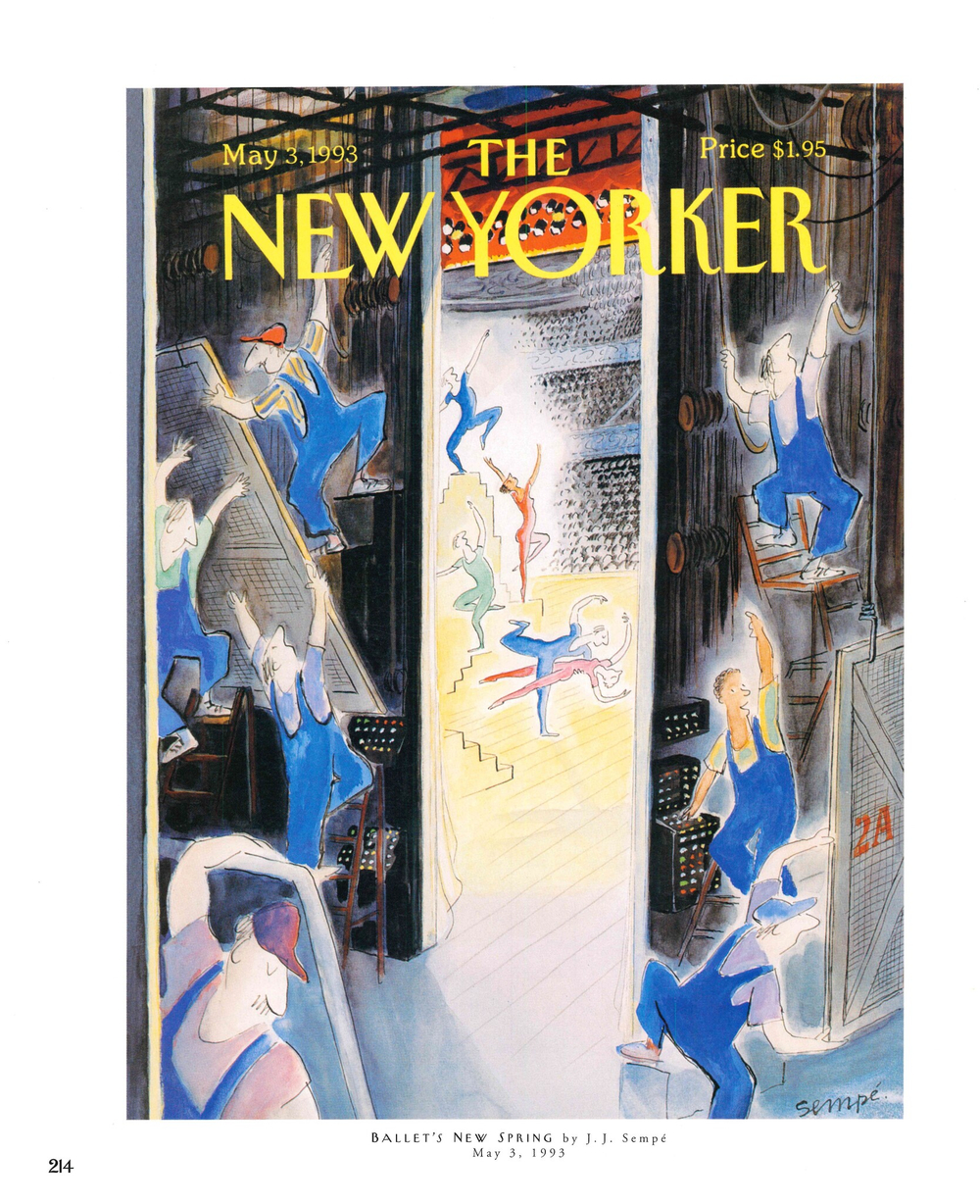 Постер журнала The New Yorker 03-05-1993, двусторонний