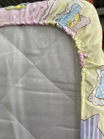 Комплект в кроватку 6-ти предметный "Паровозик звездочка желтый"