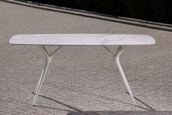 Стол обеденный уличный Бари Garda Decor белый