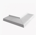 Отлив угловой 90* 12 см цвет 8017