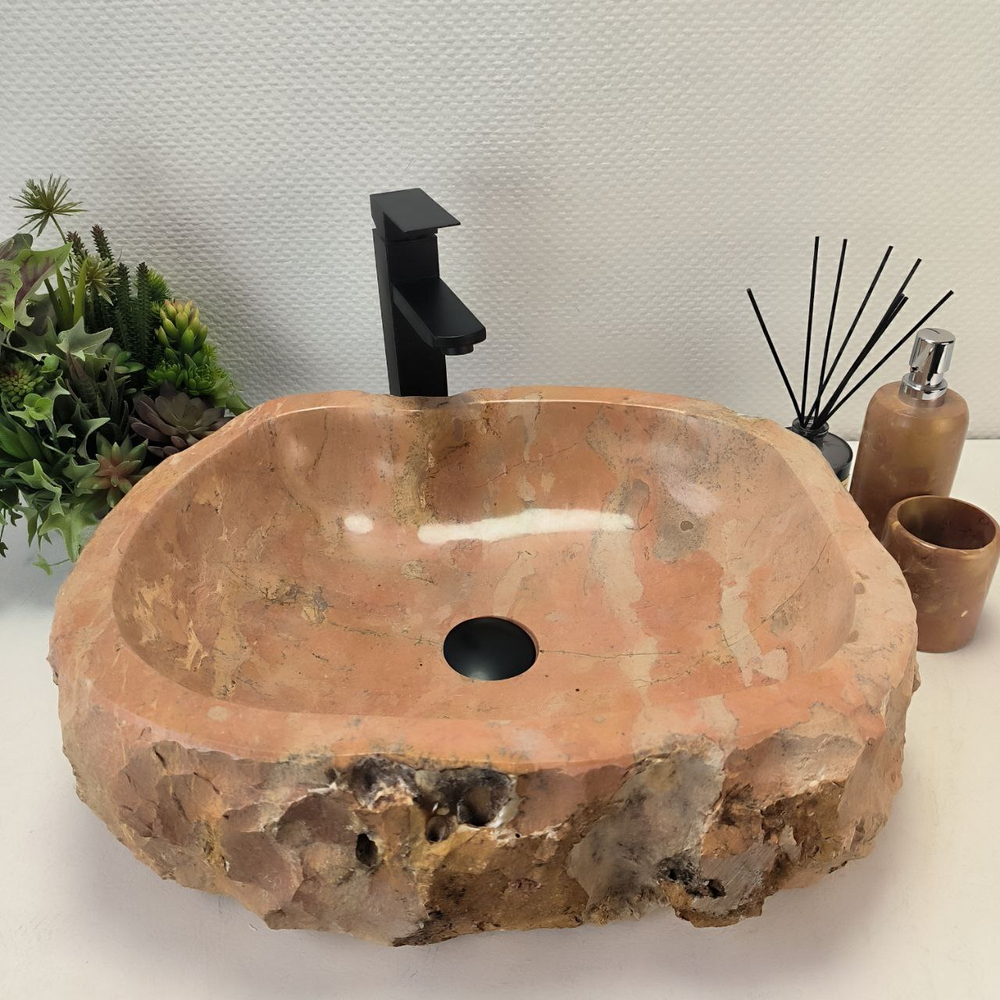 Раковина из мрамора Erozy Red EM-62824 52*42*15 12