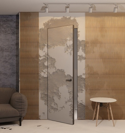 Дверь УСПЕХ, грунт под отделку, кромка ABC