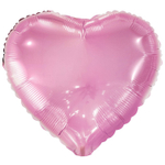 Шар фольгированный Сердце 46 см (Розовый)