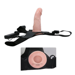 Страпон реалистичный с вибрацией Ultra Passionate Harness