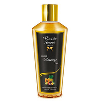 Сухое массажное масло с ароматом экзотических фруктов Plaisir Secret Huile Massage Oil Fruits Exotiques 30мл