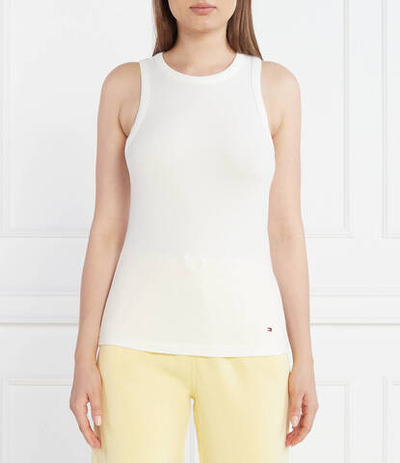 Топ 5X2 RIB NS Tommy Hilfiger - белый(WW0WW38635)