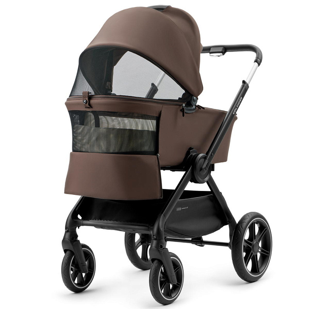 Детская коляска Happy Baby Kidlander 2 в 1 dark brown