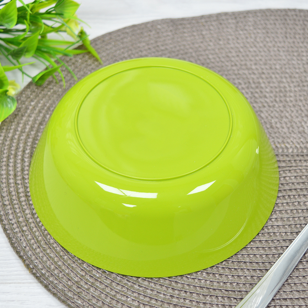 Тарелка глубокая 17см "Натура" оливковая