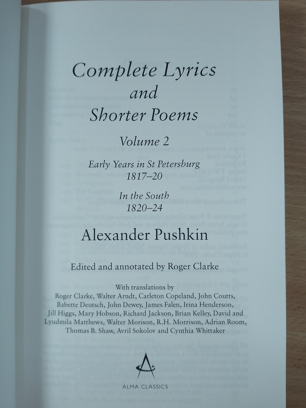 Lyrics: Volume 2 (1817–24)