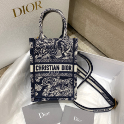 Christian Dior Mini Book Tote Phone Bag