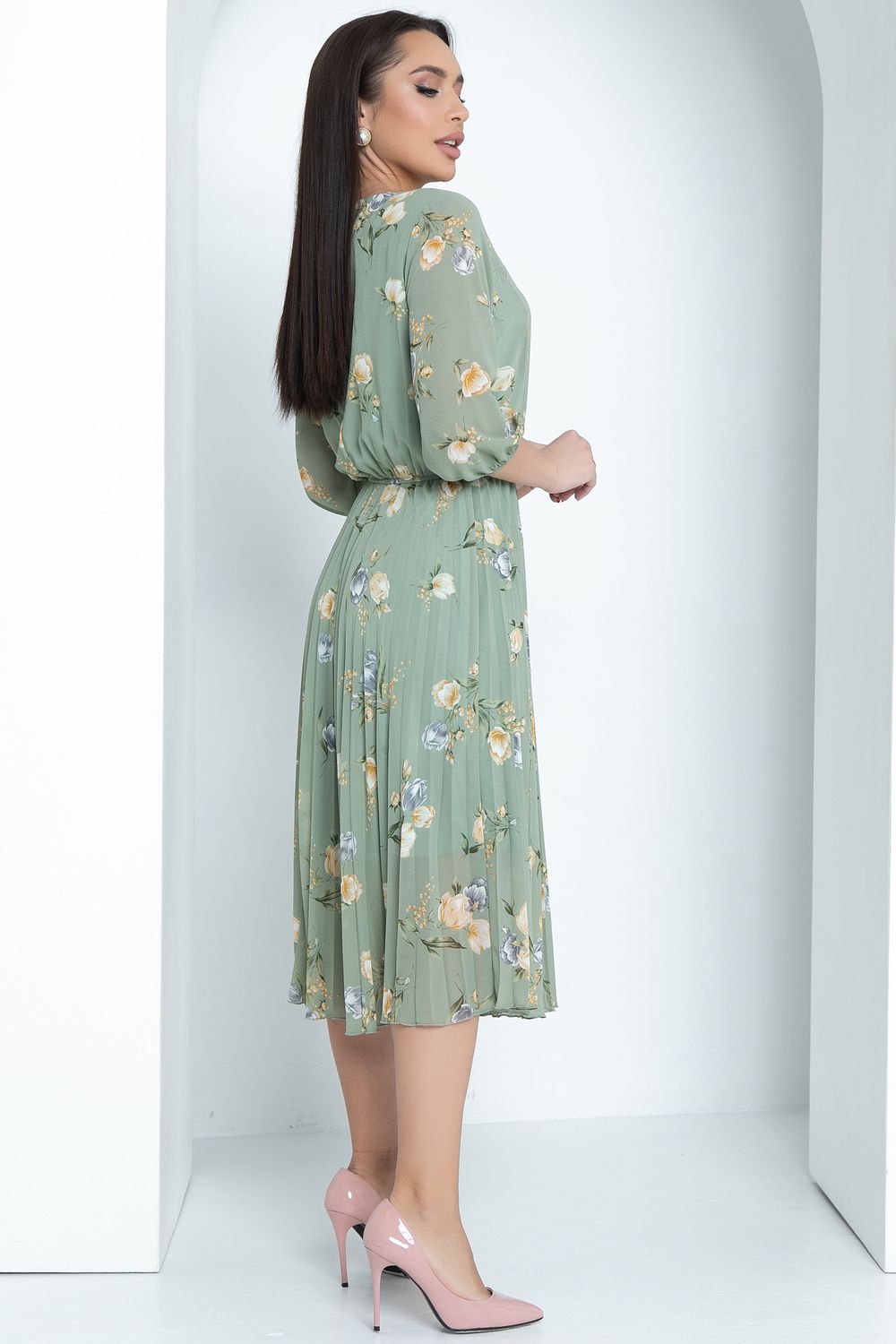 Платье Шифоновое гофре (стиль) Diolche (Акция)