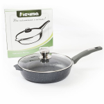 Сковорода алюминий, 24 см, антиприг, Мечта, Гранит, с24701, с крыш