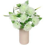 Искусственные цветы «Цветочная мелодия» Хризантемы 40см 7 цветков белые