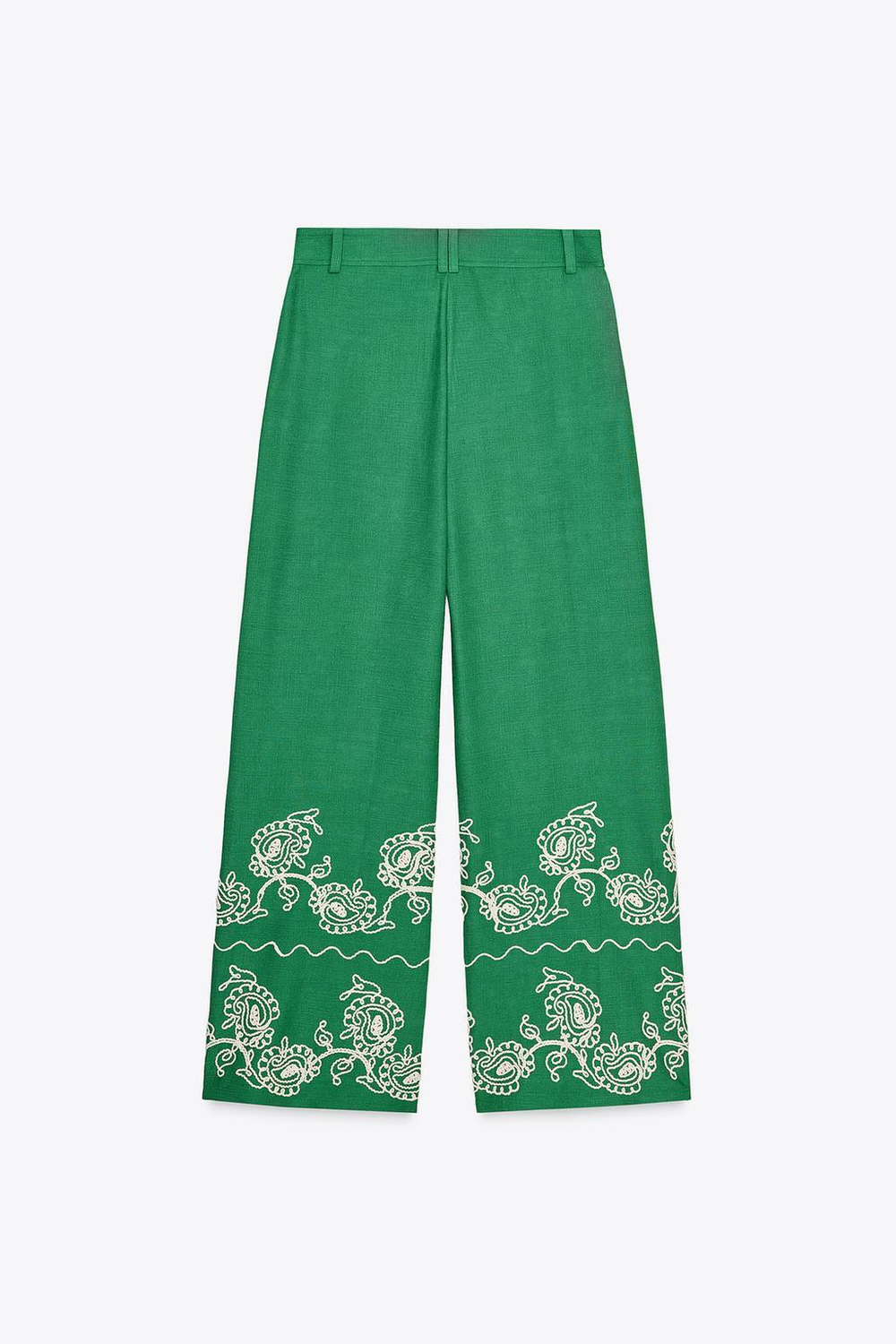 Брюки-кюлоты с вышивкой — zw collection