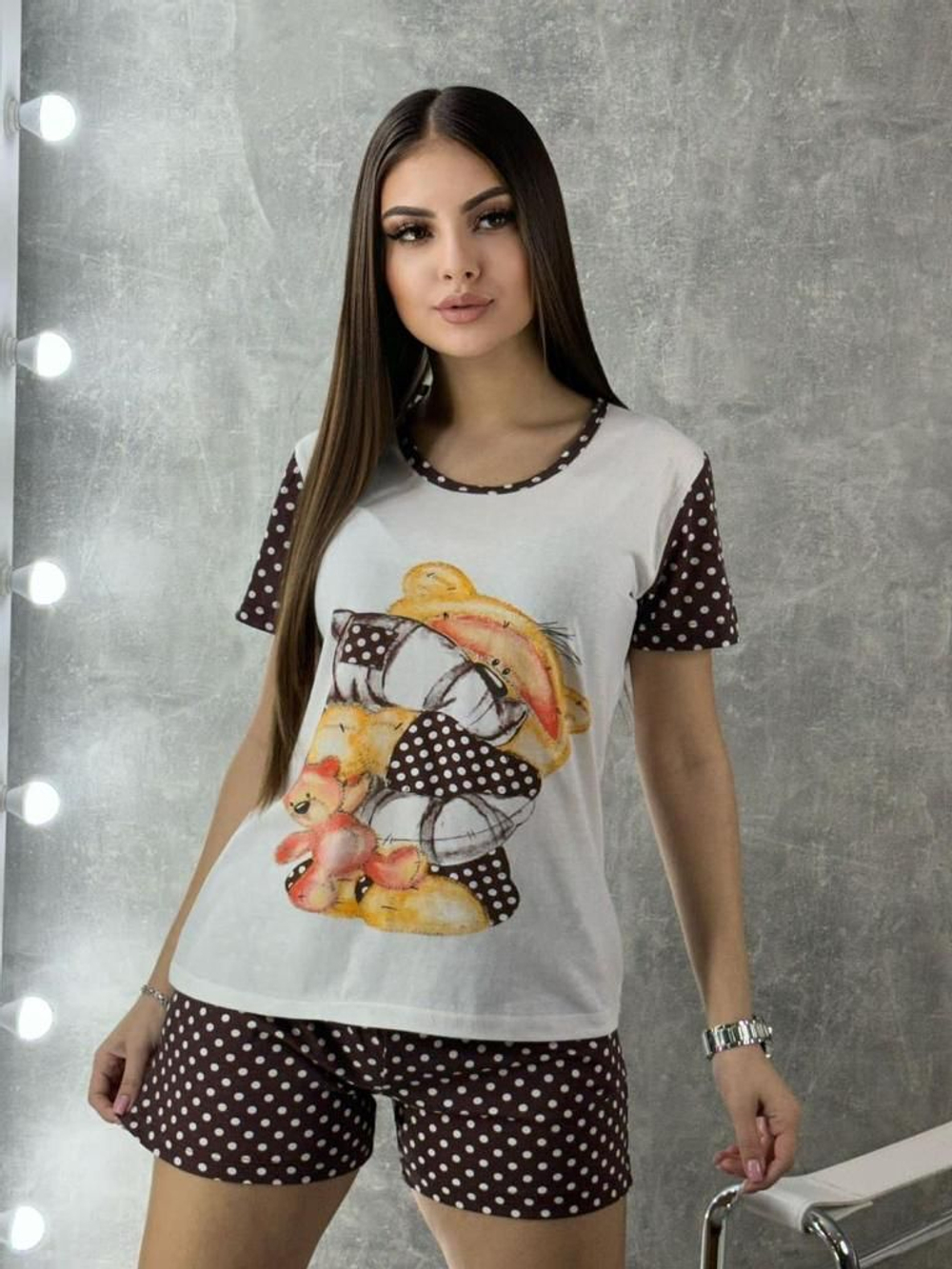 К/ж шорты+футболка П0005 велик