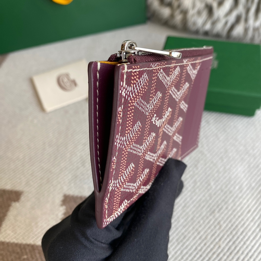 Goyard Bourbon Zipped Card Holder (11 colors)
