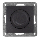 Светорегулятор-выключатель (диммер) Profitec Tesla черный графит