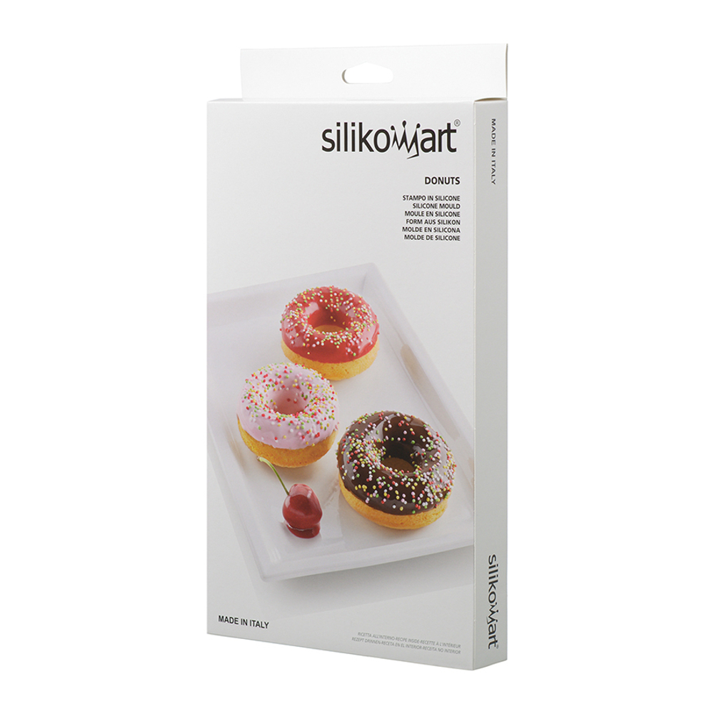 Форма силиконовая для приготовления пончиков donuts, D7,5 см