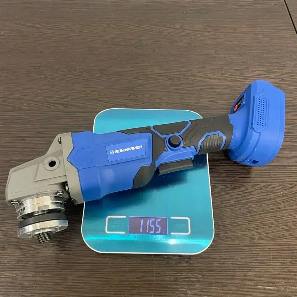 Ушм Аккумуляторная 125мм /2АКБ в кейсе/с регулировкой оборотов/ болгарка электрическая бесщеточная Инструменты для плиткореза/IRON WARRIOR/4000maч