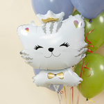 Фигура 28" Котенок Принцесса, Белый ДБ