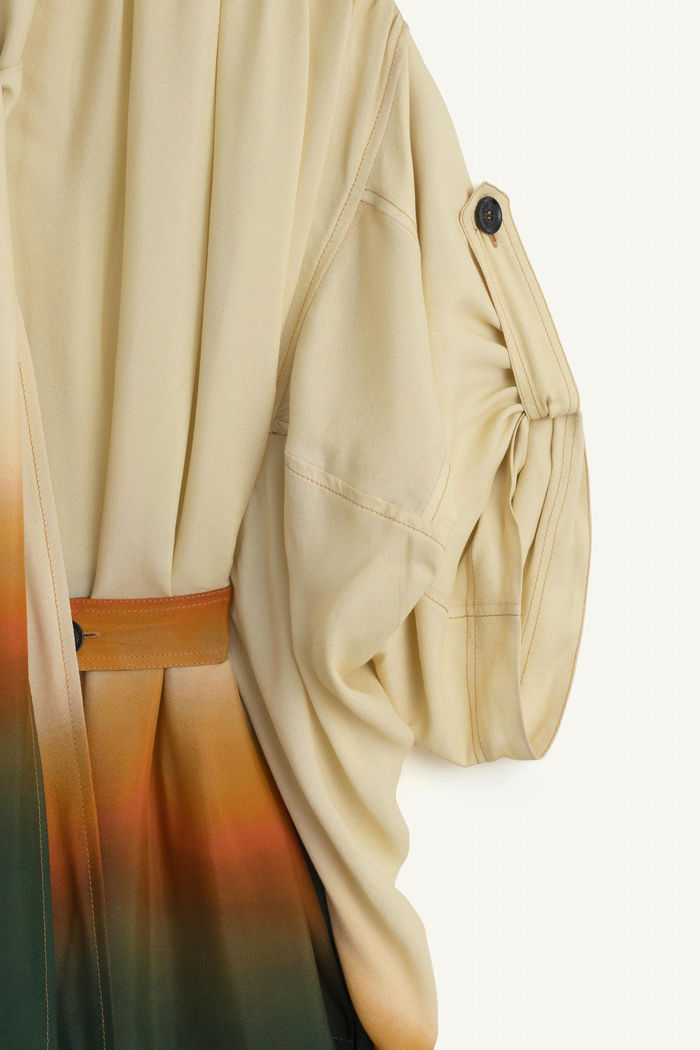 ZARA ПЛАТЬЕ С ПРИНТОМ, РАЗНОЦВЕТНЫЙ