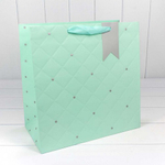 Пакет подарочный 37х37х20см Премиум "Эксклюзив" (Микс)