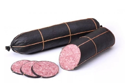 Колбаса варено-копченая "Сервелат Швейцарский" Брест