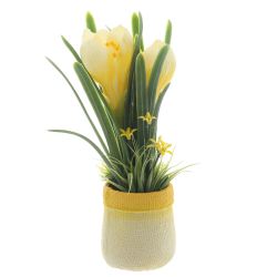 GAEM Цветочная композиция "Крокусы", L12 W10 H22 см