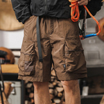 Функциональные нейлоновые шорты многокарманные на замке для мужчин от бренда JIELEINUO