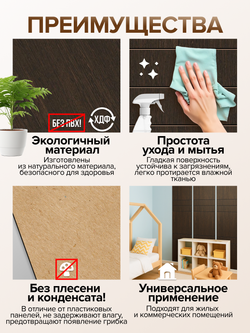 Декоративные панели для стен Венге