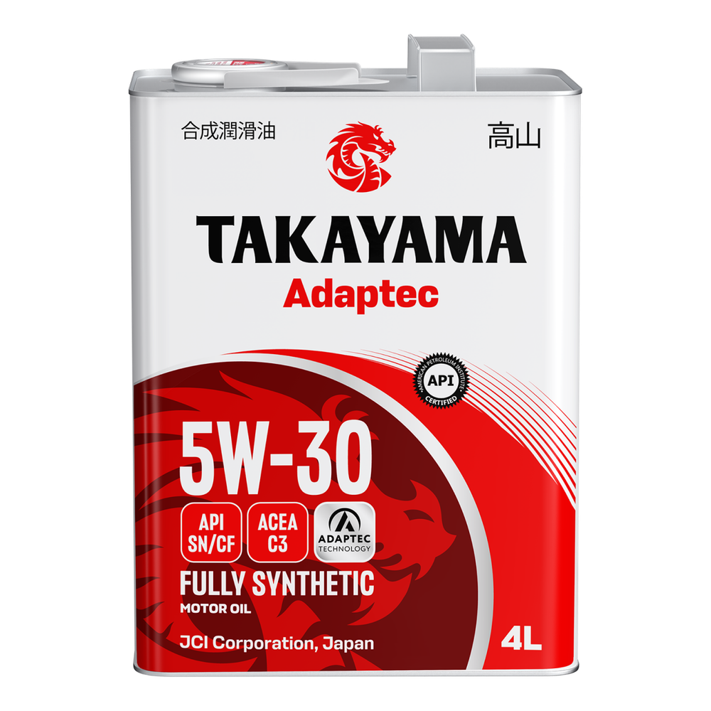Моторное масло Takayama 5W-30, SN/CF, C3, синтетическое, 4 л