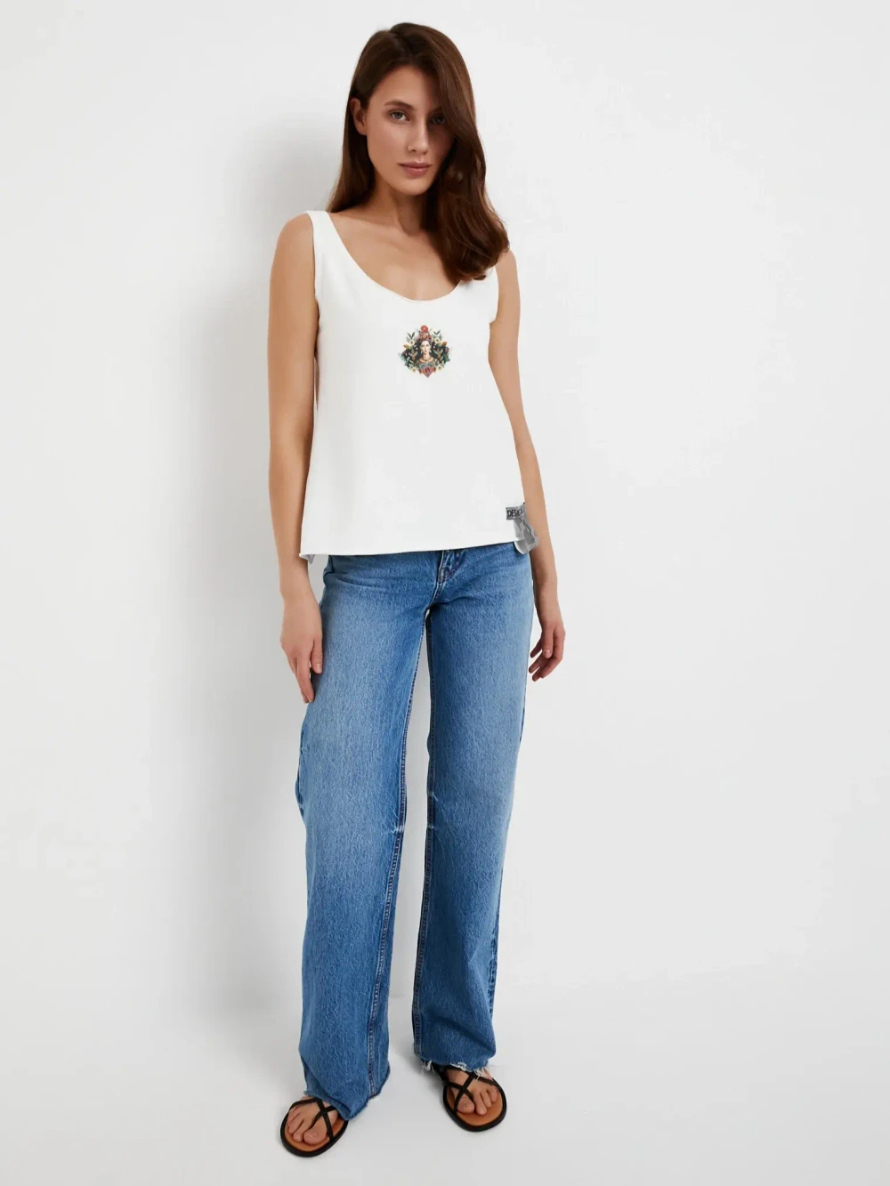 Майка Опен Молочный