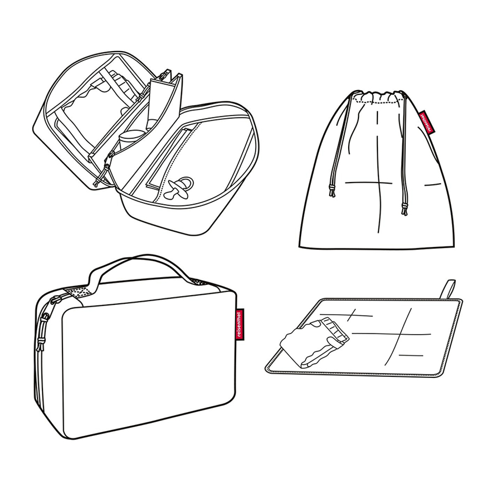 Сумка-органайзер Reisenthel Babycase pink IR3016