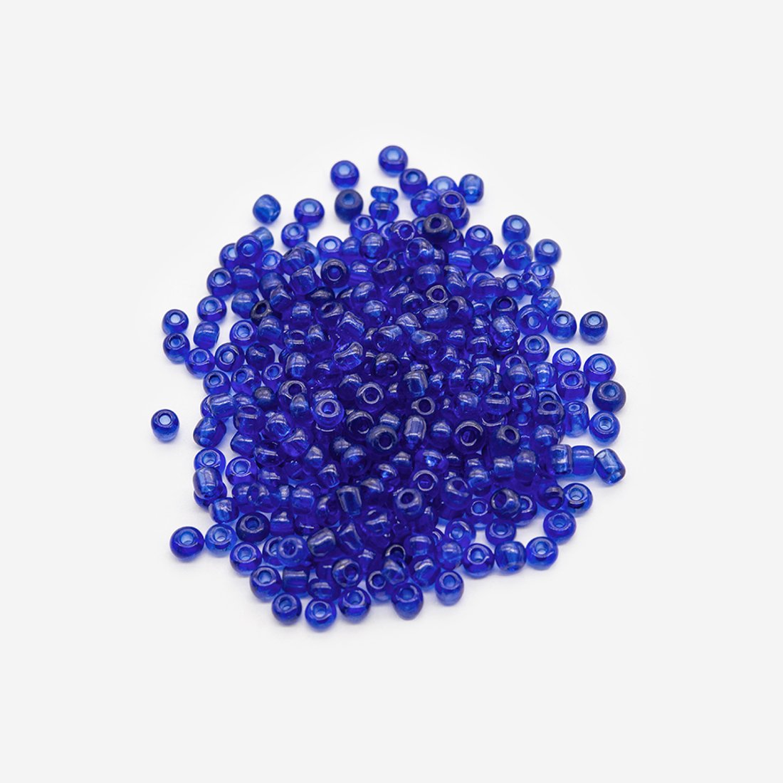 Бисер крафтовый, 3мм, прозрачный, оттенок №012 "Indigo"