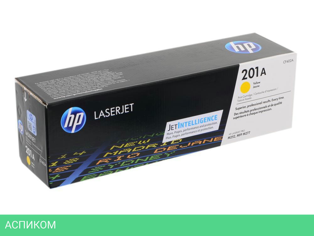 Тонер-картридж HP 201A желтый (CF402A)