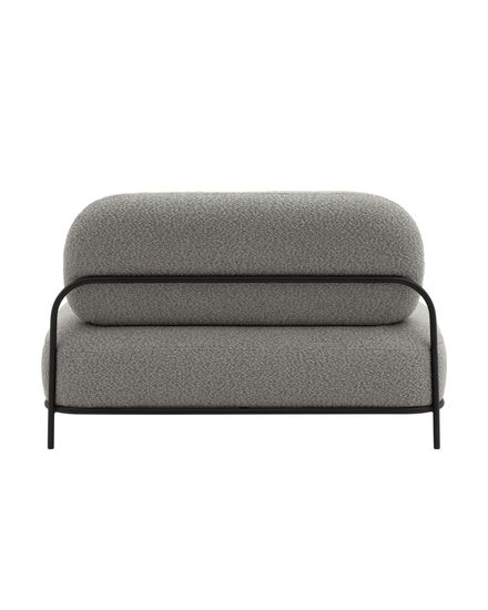 Диван Стоун ткань букле серый