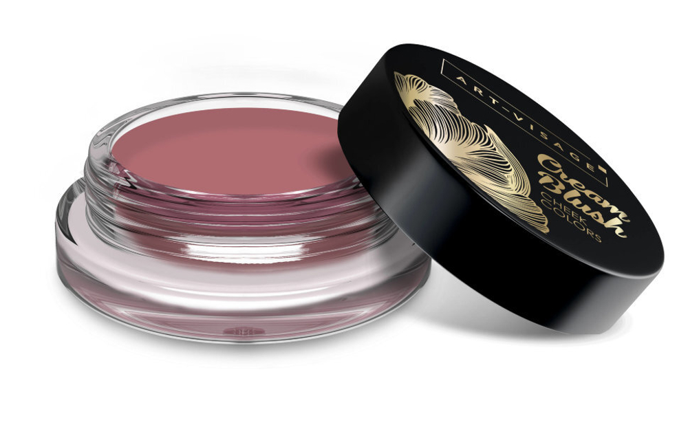 Art-Visage Румяна для лица Сream Blush, кремовые, тон №02, Пыльная роза, 5 гр