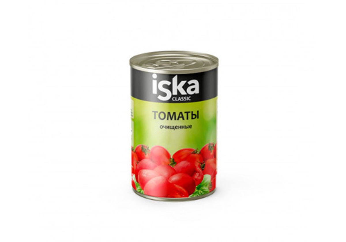 Томаты очищенные целые Iska, 425мл