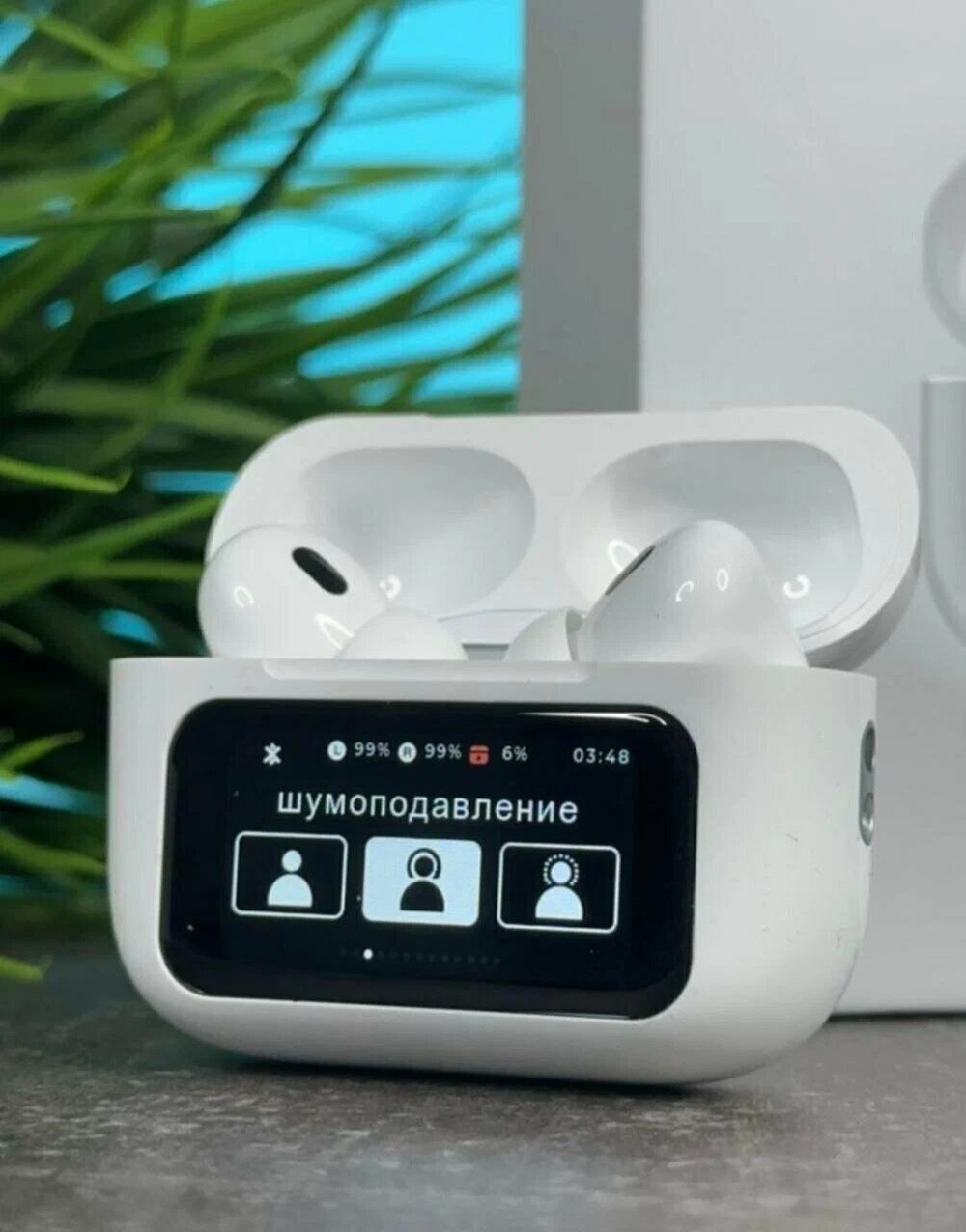 Беспроводные наушники AirPro с сенсорным экраном