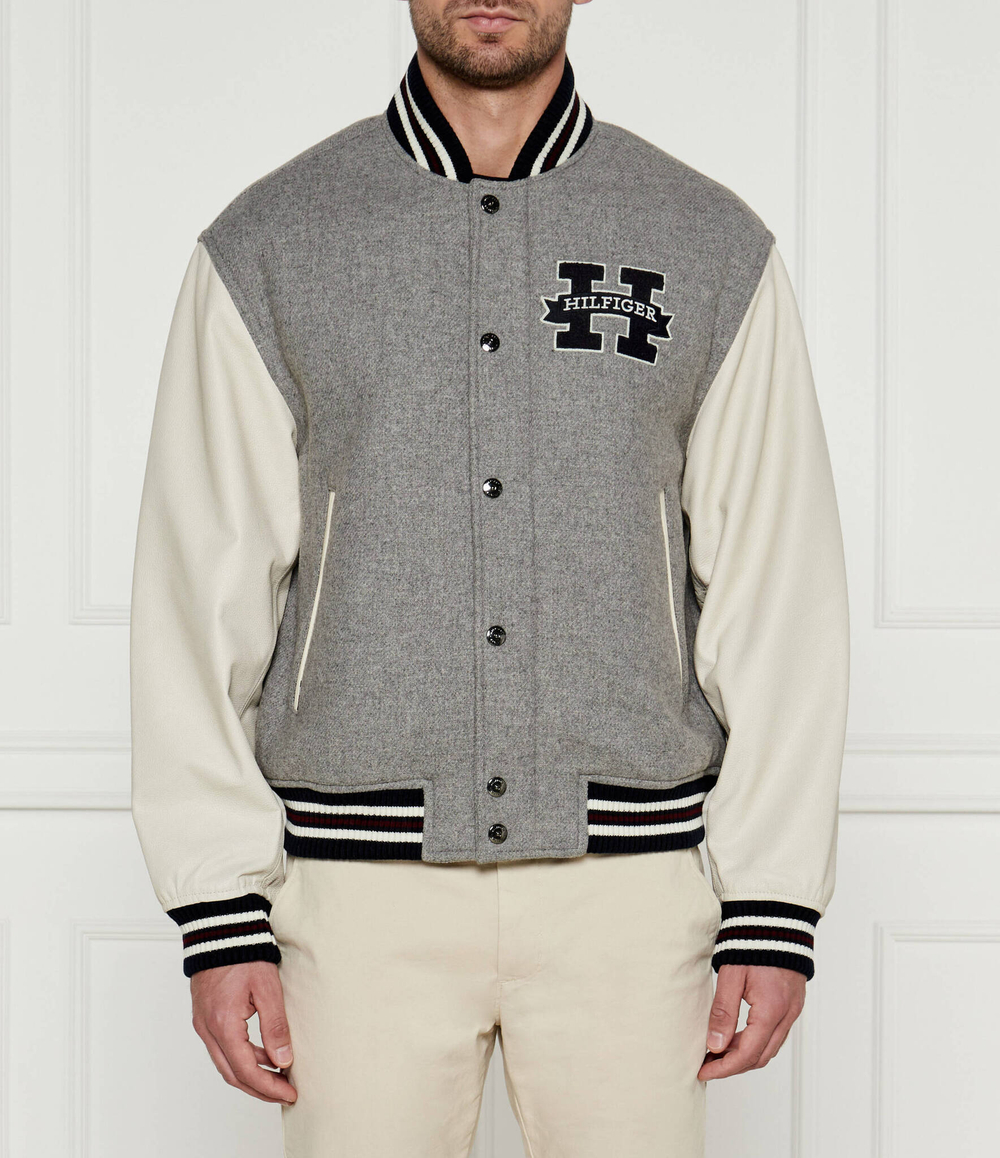 Хлопковая куртка Tommy Hilfiger - серый(MW0MW37032)