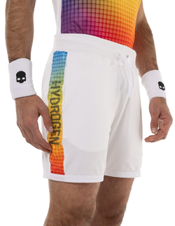 Теннисные шорты Hydrogen Spectrum Tech Shorts - white