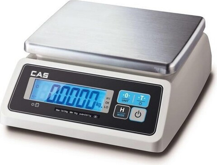 Весы торговые Cas SWN-6CW настольные влагостойкие 1357231