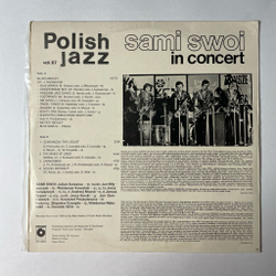 Винтажная виниловая пластинка LP Sami Swoi The Locust (Польша 1982) Польский Джаз