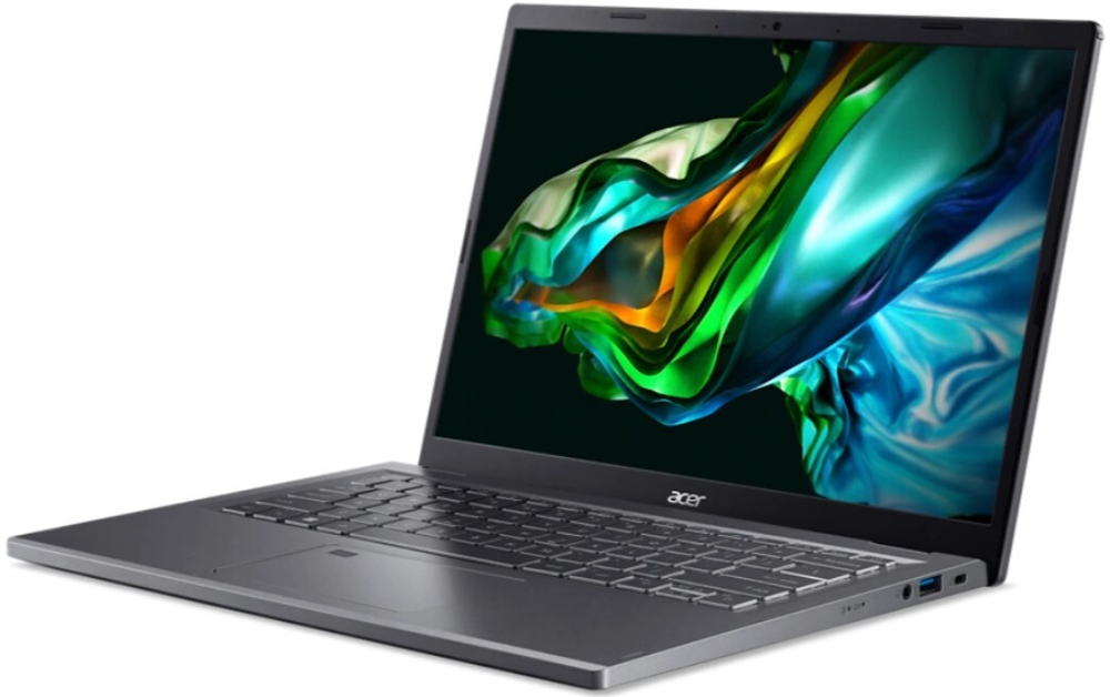 Ноутбук  Acer Aspire 5 14A514-56M 14 ", Core i7, 16 Гб RAM, 512 Гб SSD, Iris Xe Graphics, Серый