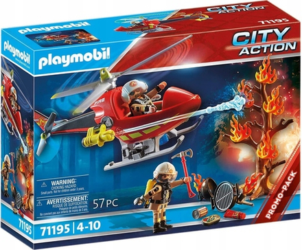 Конструктор Playmobil City Action 71195 Пожарный вертолет