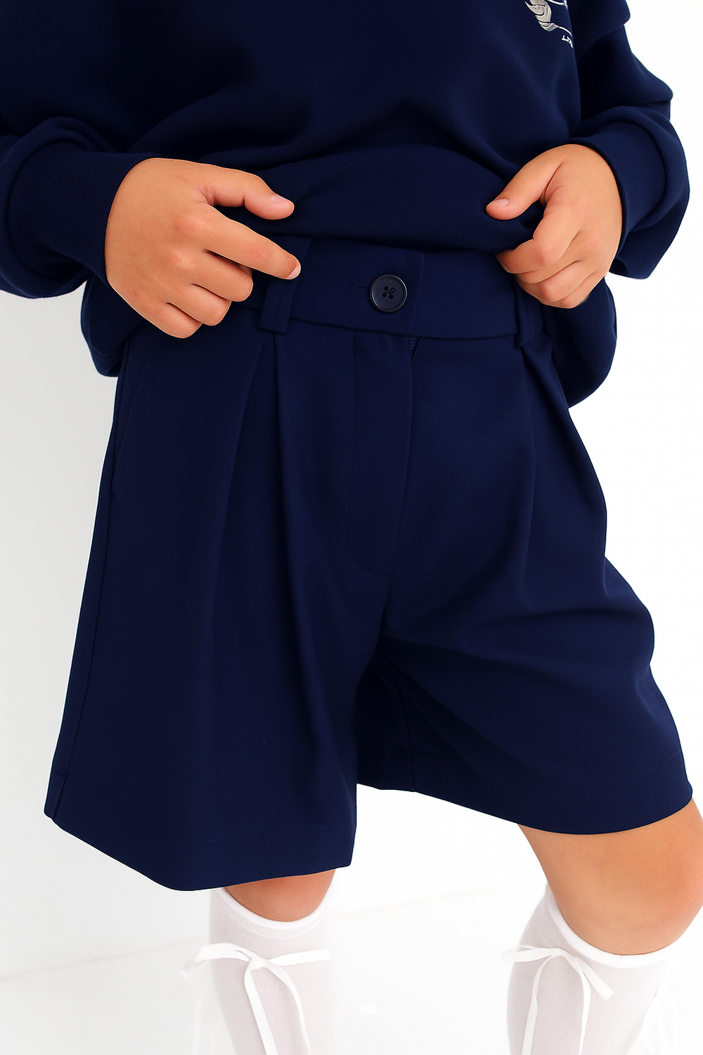 Шорты классические, синие