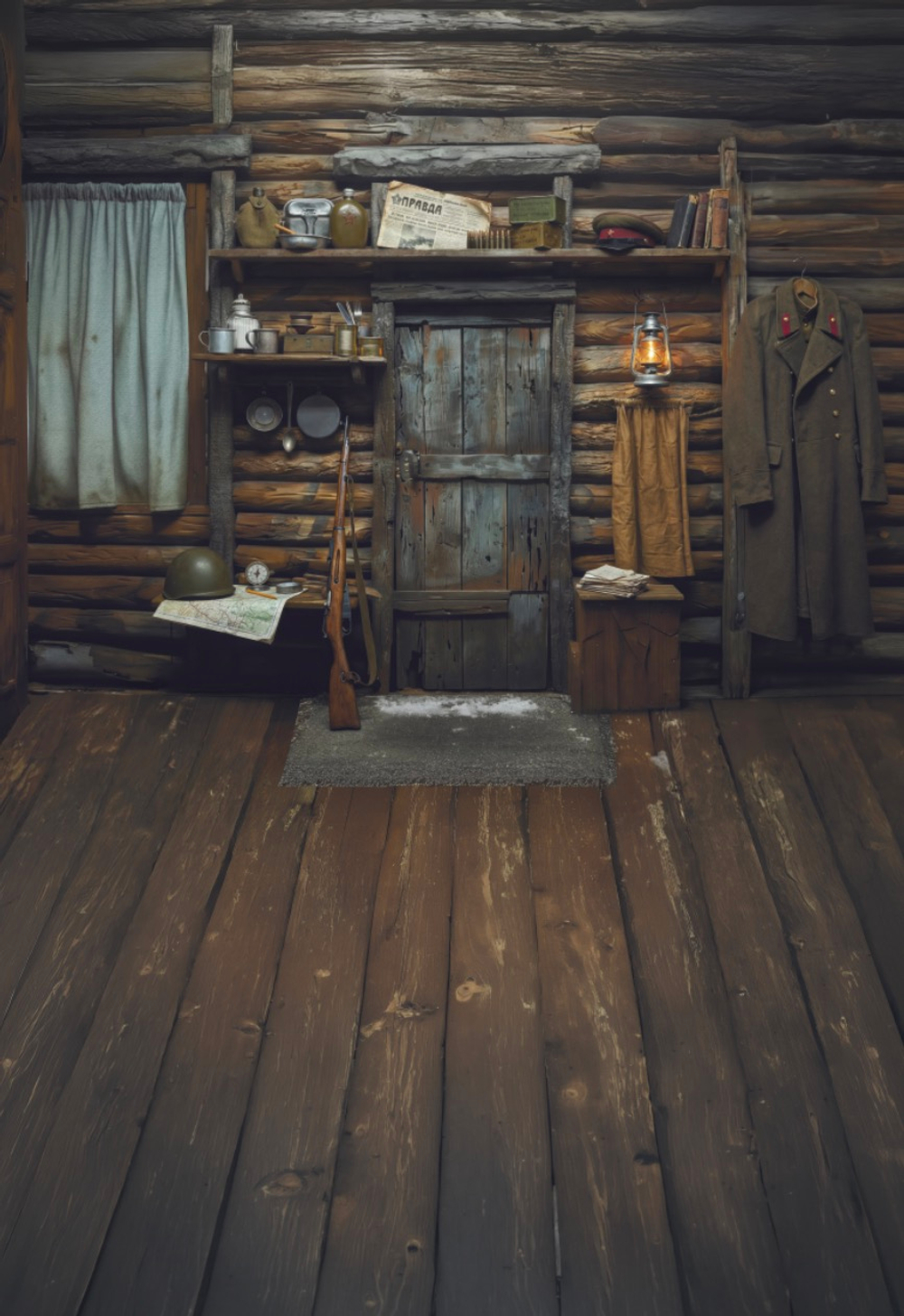 Землянка 9-е Мая №1 - вер 02.2026 - фон неопреновый