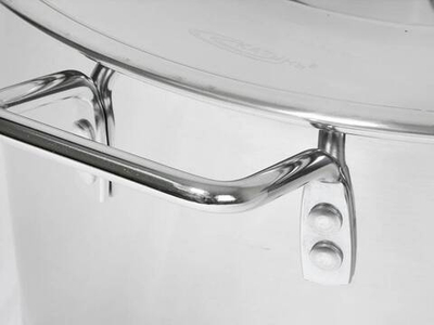 Котел 30л нерж Общепит высокий капсульное дно