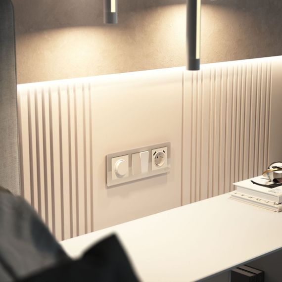 Диммер Werkel айвори акрил W1142043 4690389197079