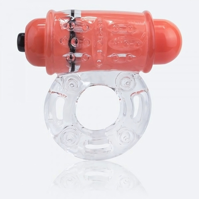 Неоновое оранжевое кольцо на пенис O wow! (Цвет: оранжевый)